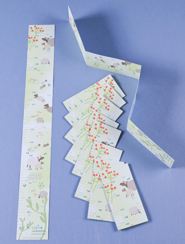 Preview: Kleine willkommen: Set 3 - Messlatte (Wal und Schaf)